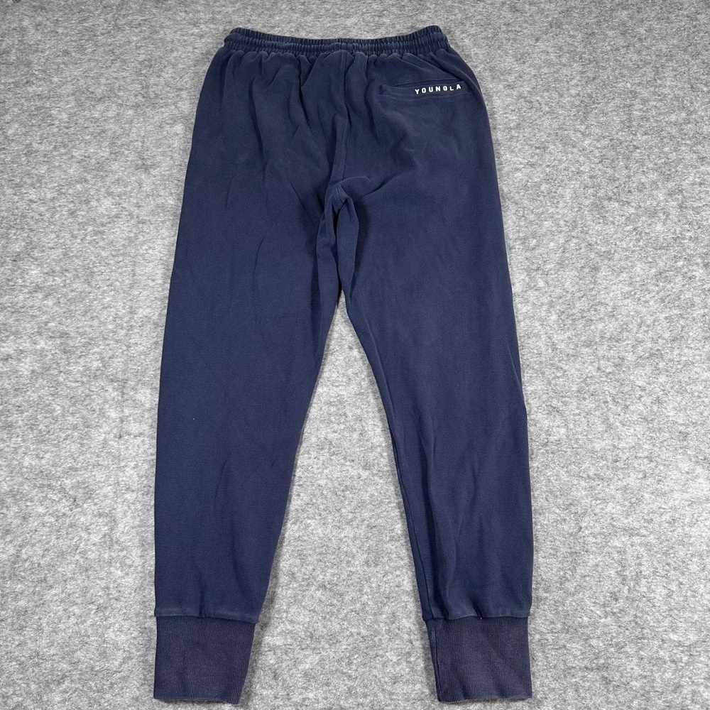 YoungLA Joggers Mens XL Navy Blue Tapered Sweatpants‎